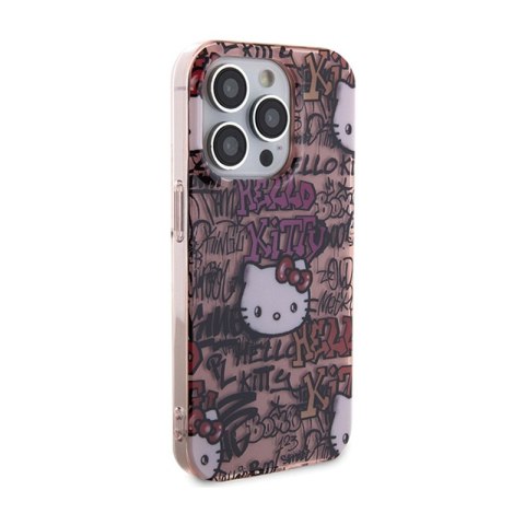 Hello Kitty IML Tags Graffiti - Etui iPhone 15 Pro Max (różowy) Hello Kitty Hello Kitty IML Tags Graffiti - Etui iPhone 15 Pro Max (różowy) Hello Kitty
