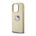 Hello Kitty Leather Kitty Head MagSafe - Etui iPhone 13 Pro Max (złoty) Hello Kitty