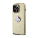 Hello Kitty Leather Kitty Head MagSafe - Etui iPhone 15 Pro (złoty) Hello Kitty