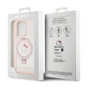 Hello Kitty Ring Stand Glitter Electrop Logo MagSafe - Etui iPhone 15 Pro (różowy) Hello Kitty