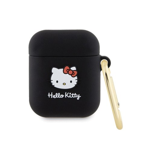 Hello Kitty Silicone 3D Kitty Head - Etui AirPods 1/2 gen (czarny) Hello Kitty Hello Kitty Silicone 3D Kitty Head - Etui AirPods 1/2 gen (czarny) Hello Kitty