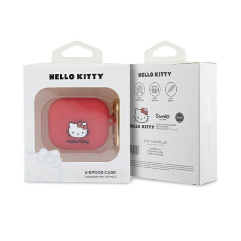Hello Kitty Silicone 3D Kitty Head - Etui AirPods 3 (fuksja) Hello Kitty Hello Kitty Silicone 3D Kitty Head - Etui AirPods 3 (fuksja) Hello Kitty