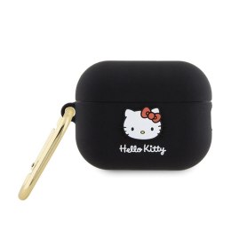 Hello Kitty Silicone 3D Kitty Head - Etui AirPods Pro 2 (czarny) Hello Kitty
