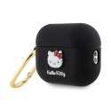 Hello Kitty Silicone 3D Kitty Head - Etui AirPods Pro 2 (czarny) Hello Kitty