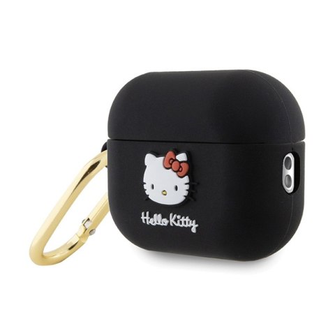 Hello Kitty Silicone 3D Kitty Head - Etui AirPods Pro 2 (czarny) Hello Kitty Hello Kitty Silicone 3D Kitty Head - Etui AirPods Pro 2 (czarny) Hello Kitty