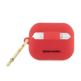 Hello Kitty Silicone 3D Kitty Head - Etui AirPods Pro (fuksja) Hello Kitty
