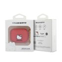 Hello Kitty Silicone 3D Kitty Head - Etui AirPods Pro (fuksja) Hello Kitty