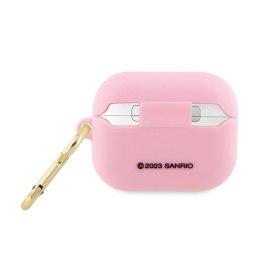 Hello Kitty Silicone 3D Kitty Head - Etui AirPods Pro (różowy) Hello Kitty