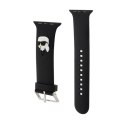 Karl Lagerfeld 3D Rubber Karl Head NFT - Pasek do Apple Watch 38/40/41 mm (czarny) Karl Lagerfeld