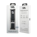 Karl Lagerfeld 3D Rubber Karl Head NFT - Pasek do Apple Watch 38/40/41 mm (czarny) Karl Lagerfeld