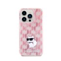 Karl Lagerfeld Monogram Choupette - Etui iPhone 15 Pro Max (różowy) Karl Lagerfeld