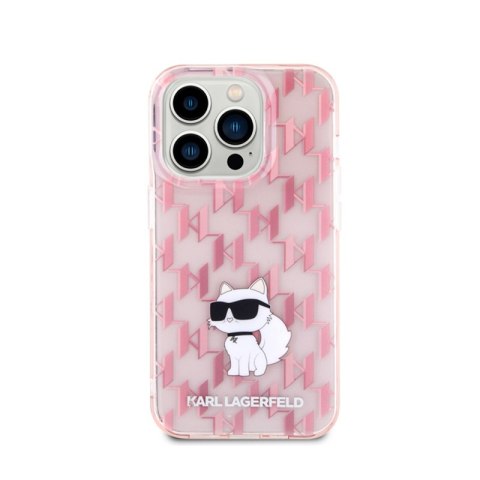 Karl Lagerfeld Monogram Choupette - Etui iPhone 15 Pro Max (różowy) Karl Lagerfeld Karl Lagerfeld Monogram Choupette - Etui iPhone 15 Pro Max (różowy) Karl Lagerfeld