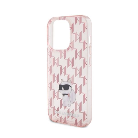 Karl Lagerfeld Monogram Choupette - Etui iPhone 15 Pro Max (różowy) Karl Lagerfeld Karl Lagerfeld Monogram Choupette - Etui iPhone 15 Pro Max (różowy) Karl Lagerfeld