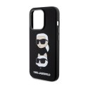 Karl Lagerfeld Silicone Karl & Choupette Heads - Etui iPhone 15 Pro (czarny) Karl Lagerfeld
