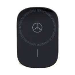Mercedes Silver Star MagSafe - Magnetyczny uchwyt samochodowy z ładowaniem bezprzewodowym 15W (czarny) Mercedes