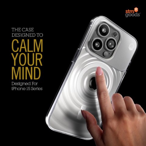 STM Reawaken Ripple MagSafe - Etui iPhone 15 Pro Max (Clear) STM STM Reawaken Ripple MagSafe - Etui iPhone 15 Pro Max (Clear) STM