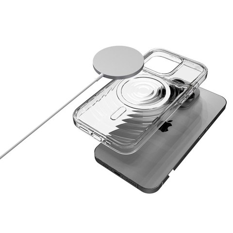 STM Reawaken Ripple MagSafe - Etui iPhone 15 Pro Max (Clear) STM STM Reawaken Ripple MagSafe - Etui iPhone 15 Pro Max (Clear) STM