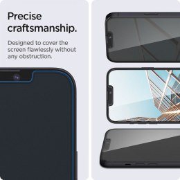 Spigen Glas.TR Slim - Szkło hartowane z filtrem prywatyzującym do iPhone 14 / iPhone 13 Pro / iPhone 13 Spigen