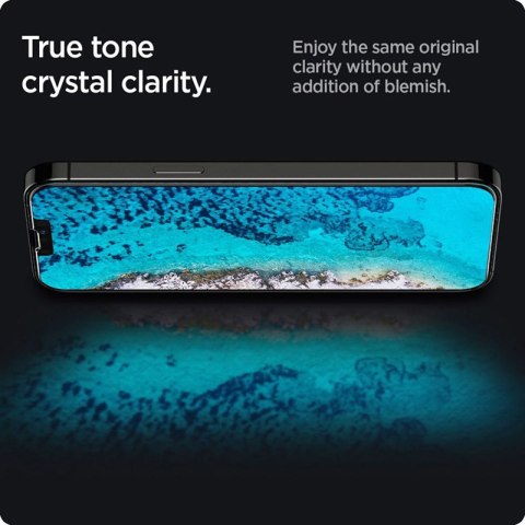 Spigen Glas.TR Slim - Szkło hartowane z filtrem prywatyzującym do iPhone 14 / iPhone 13 Pro / iPhone 13 Spigen Spigen Glas.TR Slim - Szkło hartowane z filtrem prywatyzującym do iPhone 14 / iPhone 13 Pro / iPhone 13 Spigen