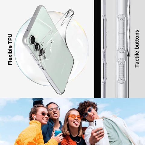 Spigen Liquid Crystal - Etui do Samsung Galaxy S23 FE (Przezroczysty) Spigen Spigen Liquid Crystal - Etui do Samsung Galaxy S23 FE (Przezroczysty) Spigen