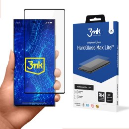 3mk HardGlass Max Lite - Szkło hartowane do Samsung Galaxy S23 Ultra (Czarny) 3mk