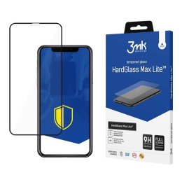 3mk HardGlass Max Lite - Szkło hartowane do iPhone 11 (Czarny) 3mk