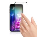 3mk HardGlass Max Lite - Szkło hartowane do iPhone 15 (Czarny) 3mk