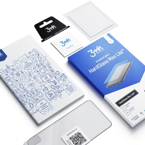 3mk HardGlass Max Lite - Szkło hartowane do iPhone 15 Pro Max (Czarny) 3mk 3mk HardGlass Max Lite - Szkło hartowane do iPhone 15 Pro Max (Czarny) 3mk
