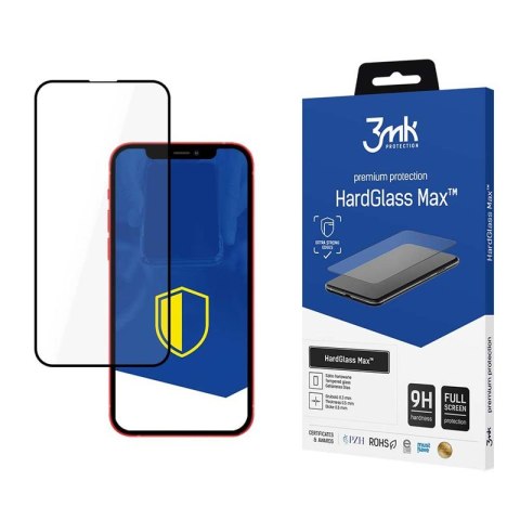3mk HardGlass Max - Szkło hartowane do iPhone 13 / iPhone 13 Pro (Czarny) 3mk 3mk HardGlass Max - Szkło hartowane do iPhone 13 / iPhone 13 Pro (Czarny) 3mk