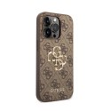 Guess 4G Big Metal Logo - Etui iPhone 15 Pro Max (brązowy) Guess