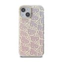 Hello Kitty IML Gradient Electrop Crowded Kitty Head - Etui iPhone 15 (różowy) Hello Kitty