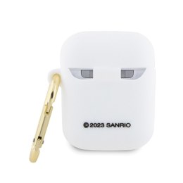 Hello Kitty Silicone 3D Kitty Head - Etui AirPods 1/2 gen (biały) Hello Kitty