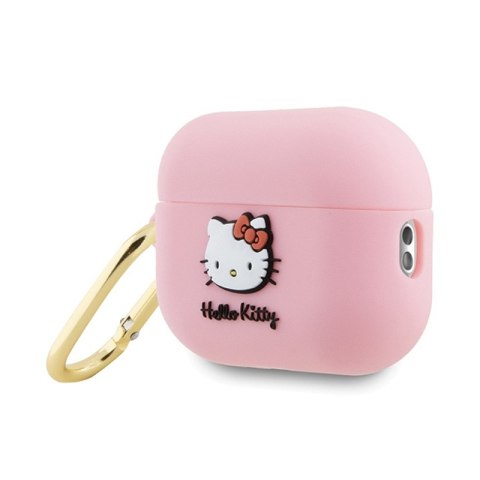 Hello Kitty Silicone 3D Kitty Head - Etui AirPods Pro 2 (różowy) Hello Kitty Hello Kitty Silicone 3D Kitty Head - Etui AirPods Pro 2 (różowy) Hello Kitty