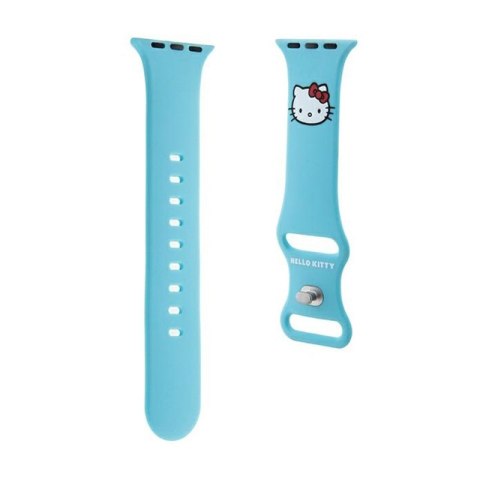 Hello Kitty Silicone Kitty Head - Pasek do Apple Watch 38/40/41 mm (niebieski) Hello Kitty Hello Kitty Silicone Kitty Head - Pasek do Apple Watch 38/40/41 mm (niebieski) Hello Kitty
