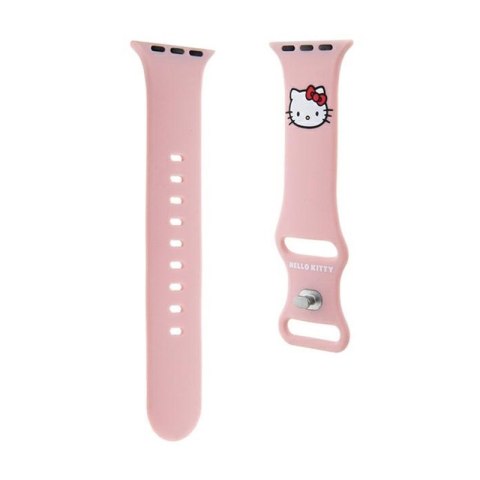 Hello Kitty Silicone Kitty Head - Pasek do Apple Watch 38/40/41 mm (różowy) Hello Kitty Hello Kitty Silicone Kitty Head - Pasek do Apple Watch 38/40/41 mm (różowy) Hello Kitty