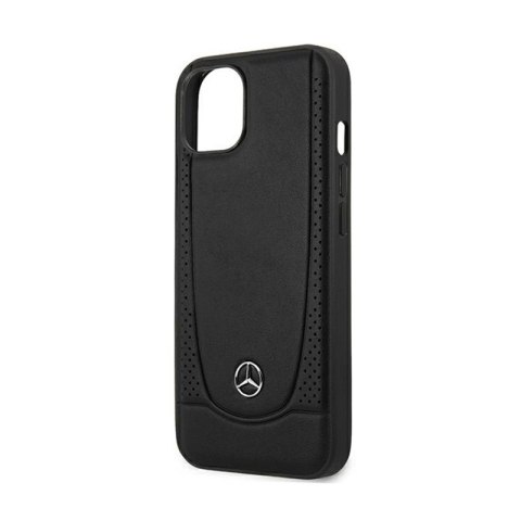 Mercedes Leather Urban Line - Etui iPhone 15 Plus (czarny) Mercedes Mercedes Leather Urban Line - Etui iPhone 15 Plus (czarny) Mercedes