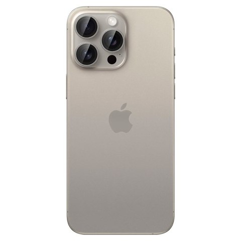 Spigen Optik Pro GLAS.TR EZ Fit Camera Protector 2-Pack - Szkło ochronne na obiektyw do iPhone 15 Pro / 15 Pro Max / iPhone 14 P Spigen Spigen Optik Pro GLAS.TR EZ Fit Camera Protector 2-Pack - Szkło ochronne na obiektyw do iPhone 15 Pro / 15 Pro Max / iPhone 14 P Spigen
