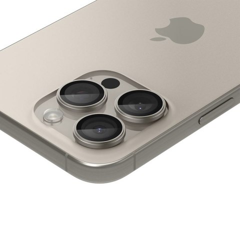 Spigen Optik Pro GLAS.TR EZ Fit Camera Protector 2-Pack - Szkło ochronne na obiektyw do iPhone 15 Pro / 15 Pro Max / iPhone 14 P Spigen Spigen Optik Pro GLAS.TR EZ Fit Camera Protector 2-Pack - Szkło ochronne na obiektyw do iPhone 15 Pro / 15 Pro Max / iPhone 14 P Spigen