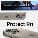 Spigen Optik Pro GLAS.TR EZ Fit Camera Protector 2-Pack - Szkło ochronne na obiektyw do iPhone 15 Pro / 15 Pro Max / iPhone 14 P Spigen