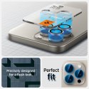 Spigen Optik Pro GLAS.TR EZ Fit Camera Protector 2-Pack - Szkło ochronne na obiektyw do iPhone 15 Pro / 15 Pro Max / iPhone 14 P Spigen