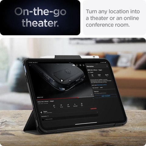 Spigen Rugged Armor Pro - Etui do iPad 10.9" (2022) (Czarny) Spigen Spigen Rugged Armor Pro - Etui do iPad 10.9" (2022) (Czarny) Spigen