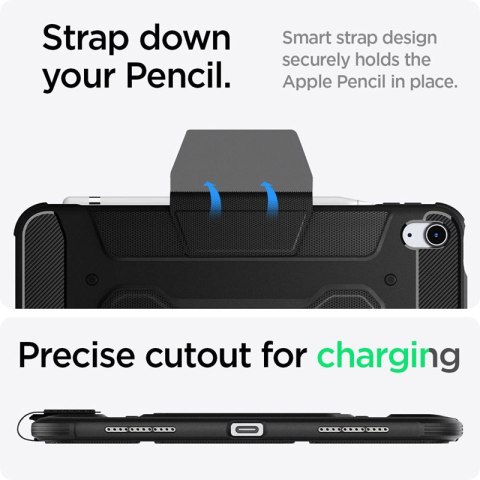Spigen Rugged Armor Pro - Etui do iPad 10.9" (2022) (Czarny) Spigen Spigen Rugged Armor Pro - Etui do iPad 10.9" (2022) (Czarny) Spigen