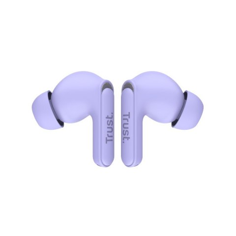 Trust Yavi - Bezprzewodowe słuchawki dokanałowe Bluetooth TWS z etui ładującym & ENC (Fioletowy) Trust Trust Yavi - Bezprzewodowe słuchawki dokanałowe Bluetooth TWS z etui ładującym & ENC (Fioletowy) Trust