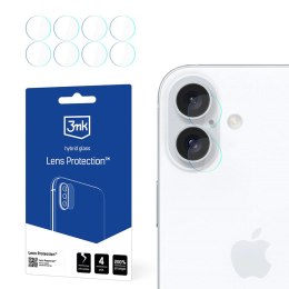 3mk Lens Protection - Szkło na obiektyw aparatu iPhone 16 (4 zestawy) 3mk
