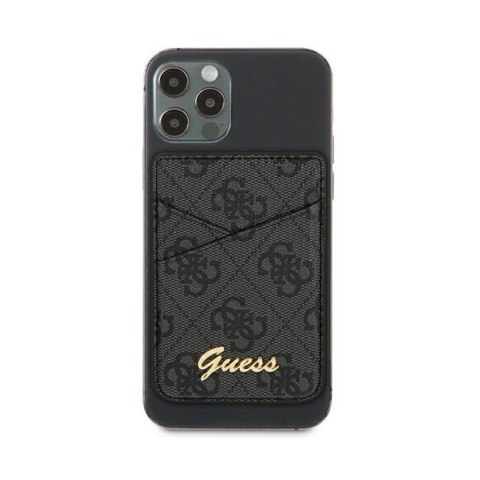Guess Wallet Card Slot MagSafe 4G - Portfel magnetyczny (szary) Guess Guess Wallet Card Slot MagSafe 4G - Portfel magnetyczny (szary) Guess