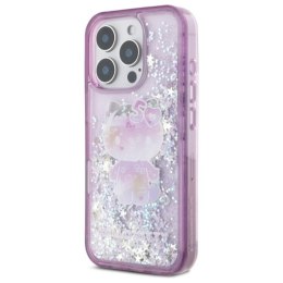 Hello Kitty Liquid Glitter 50TH Anniversary Party - Etui iPhone 16 Pro (fioletowy) Hello Kitty