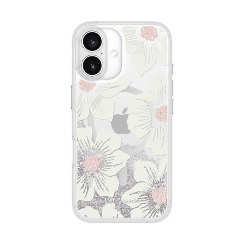 Kate Spade New York Liquid Glitter MagSafe - Etui iPhone 16 (Hollyhock Floral) Kate Spade New York Kate Spade New York Liquid Glitter MagSafe - Etui iPhone 16 (Hollyhock Floral) Kate Spade New York