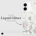 Kate Spade New York Liquid Glitter MagSafe - Etui iPhone 16 (Hollyhock Floral) Kate Spade New York