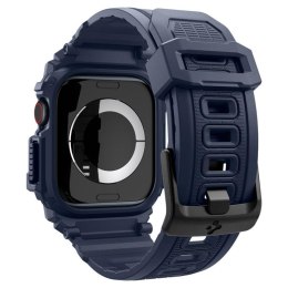 Spigen Rugged Armor Pro - Pasek z obudową do Apple Watch 10 46 mm (Navy Blue) Spigen