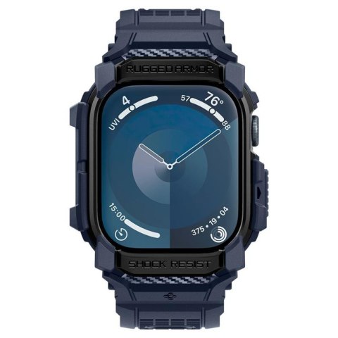 Spigen Rugged Armor Pro - Pasek z obudową do Apple Watch 10 46 mm (Navy Blue) Spigen Spigen Rugged Armor Pro - Pasek z obudową do Apple Watch 10 46 mm (Navy Blue) Spigen